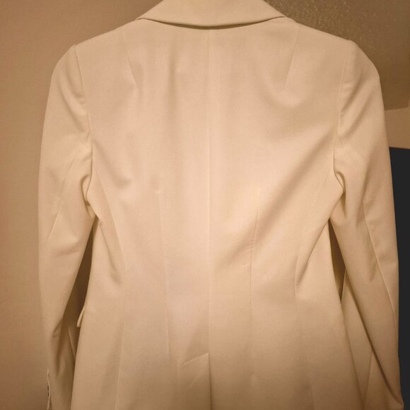 Banana Republic Off-White Blazer Size 2 - Picture 4 of 5